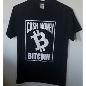 Cash money bitcoin t shirt 😆